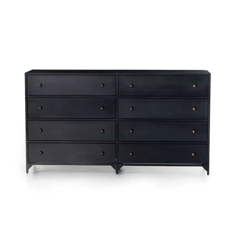 Bennigan 8 Drawer Metal Dresser