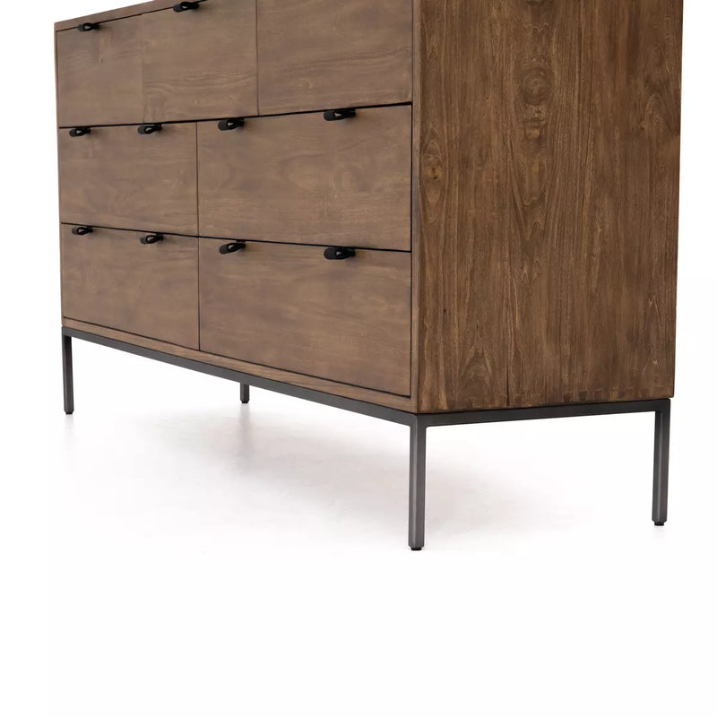 Alex 7 Drawer Dresser - Auburn Poplar