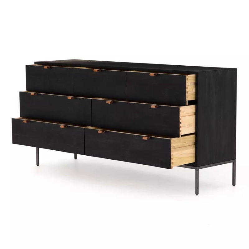 Alex 7 Drawer Dresser - Auburn Poplar