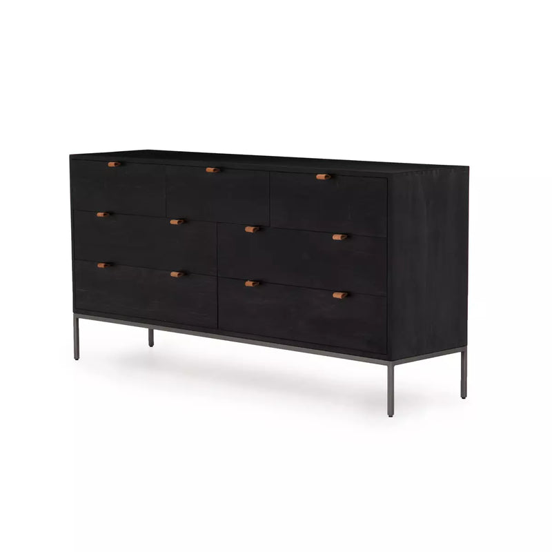 Alex 7 Drawer Dresser - Auburn Poplar